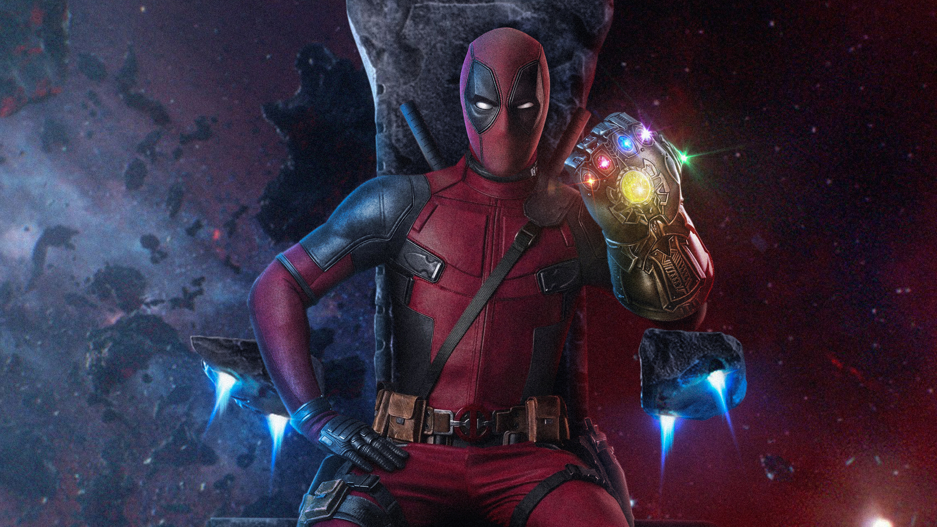 Love Deadpool Wallpaper 4K