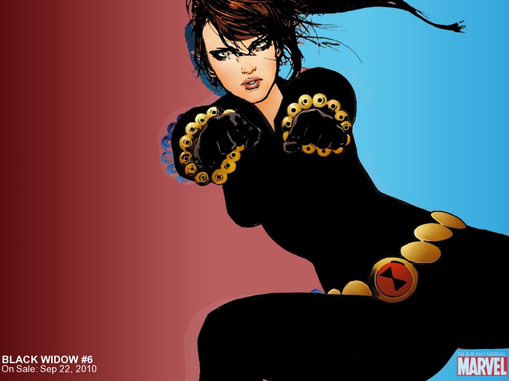 Black Widow Comic Wallpaper