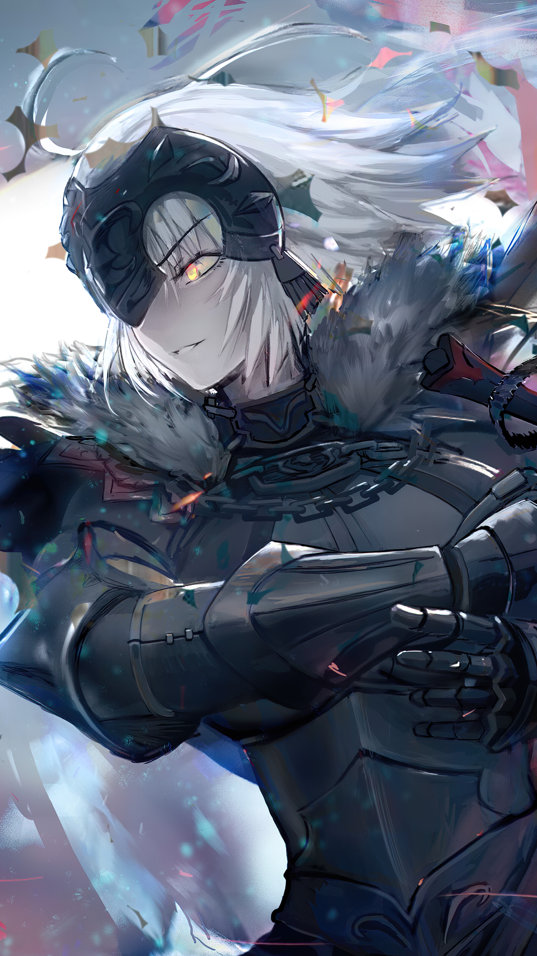 Jeanne DArc, Alter, Ruler, Fate Grand Order, 4K Phone HD Wallpaper, Image, Background, Photo And Picture. Mocah HD Wallpaper
