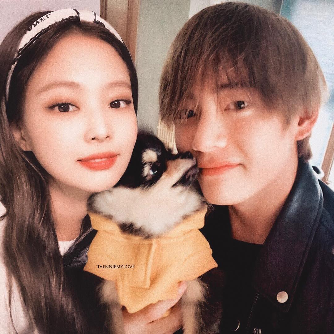 taennie, kimtaehyung and blackbangtan