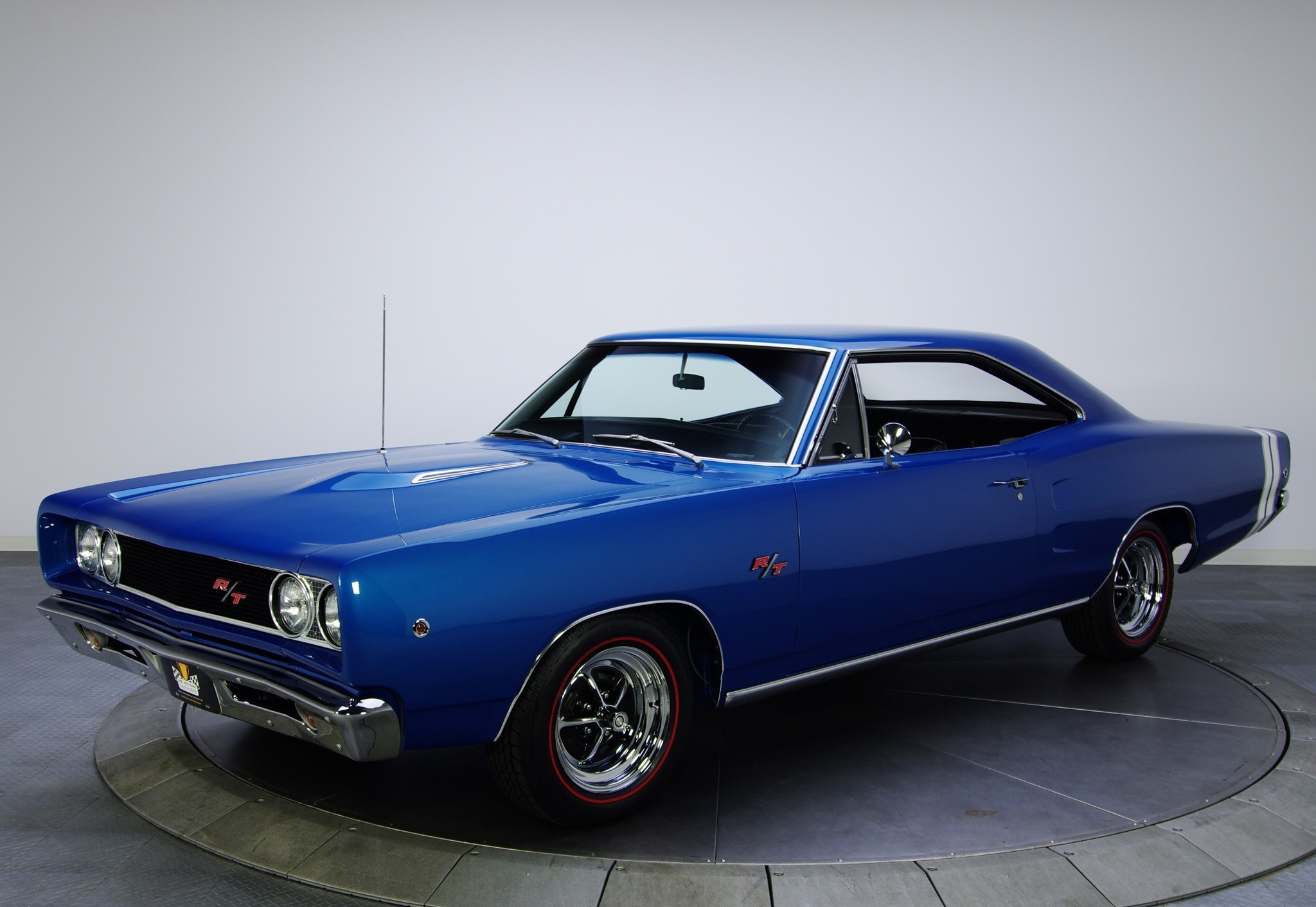 Download 2048x1412 Dodge Coronet R T Hardtop Coupe Ws23, Blue, Side View, Classic, Cars Wallpaper
