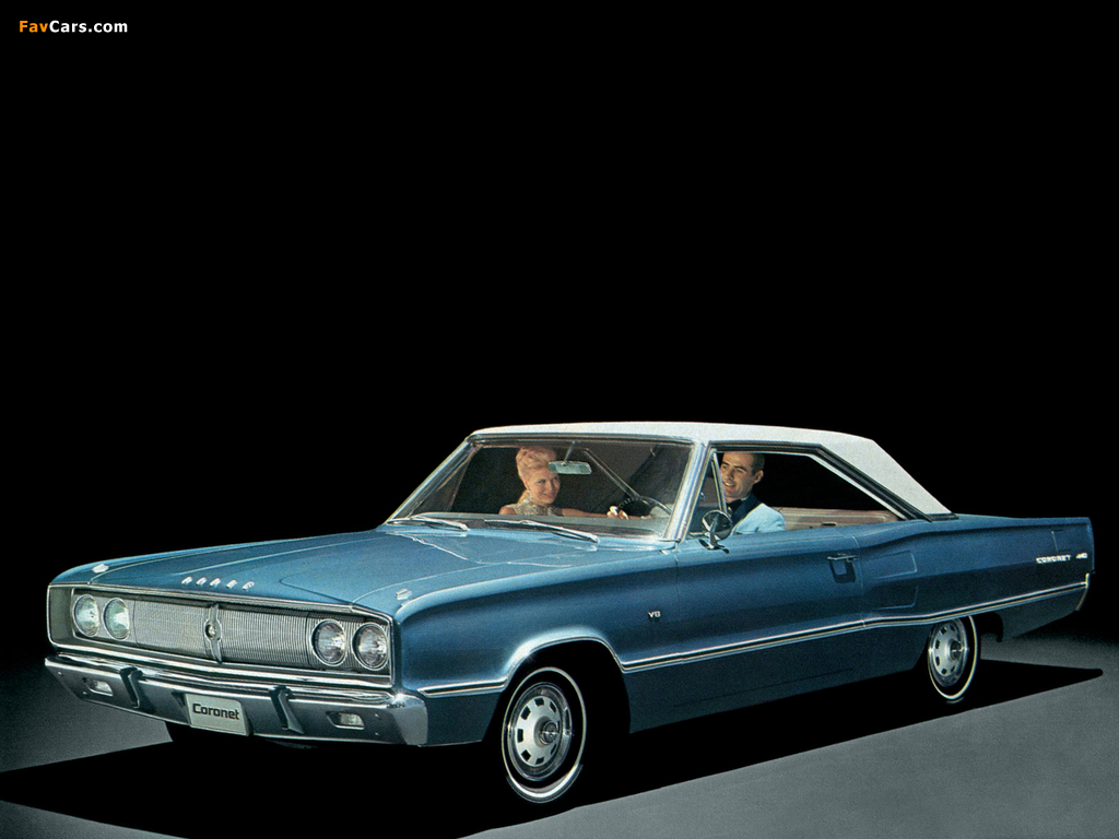 Dodge Coronet 440 Hardtop Coupe (WH23) 1967 wallpaper (1024x768)