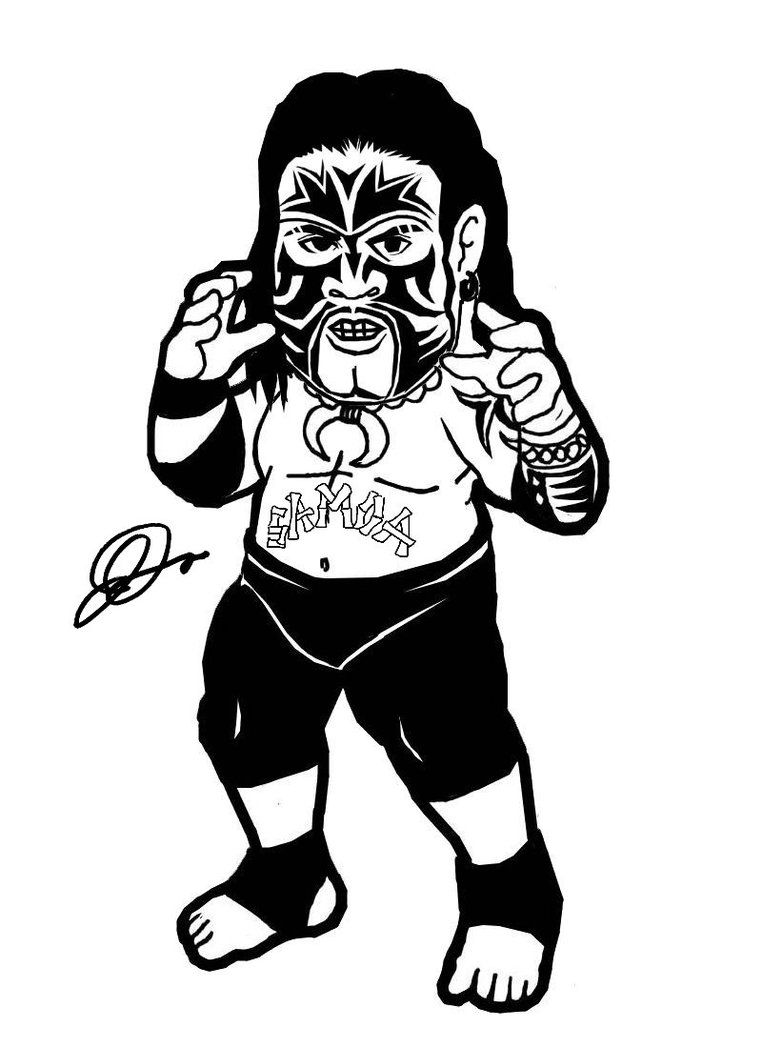 umaga by abnormalchild. Wrestling wwe, Wwe funny, Umaga wwe