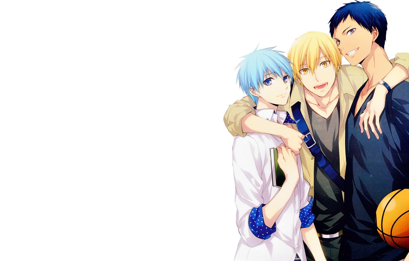 Wallpaper Kuroko From Basket, Kuroko's Basketball, kuroko, kise, aomine, by yaelrukia image for desktop, section сёнэн