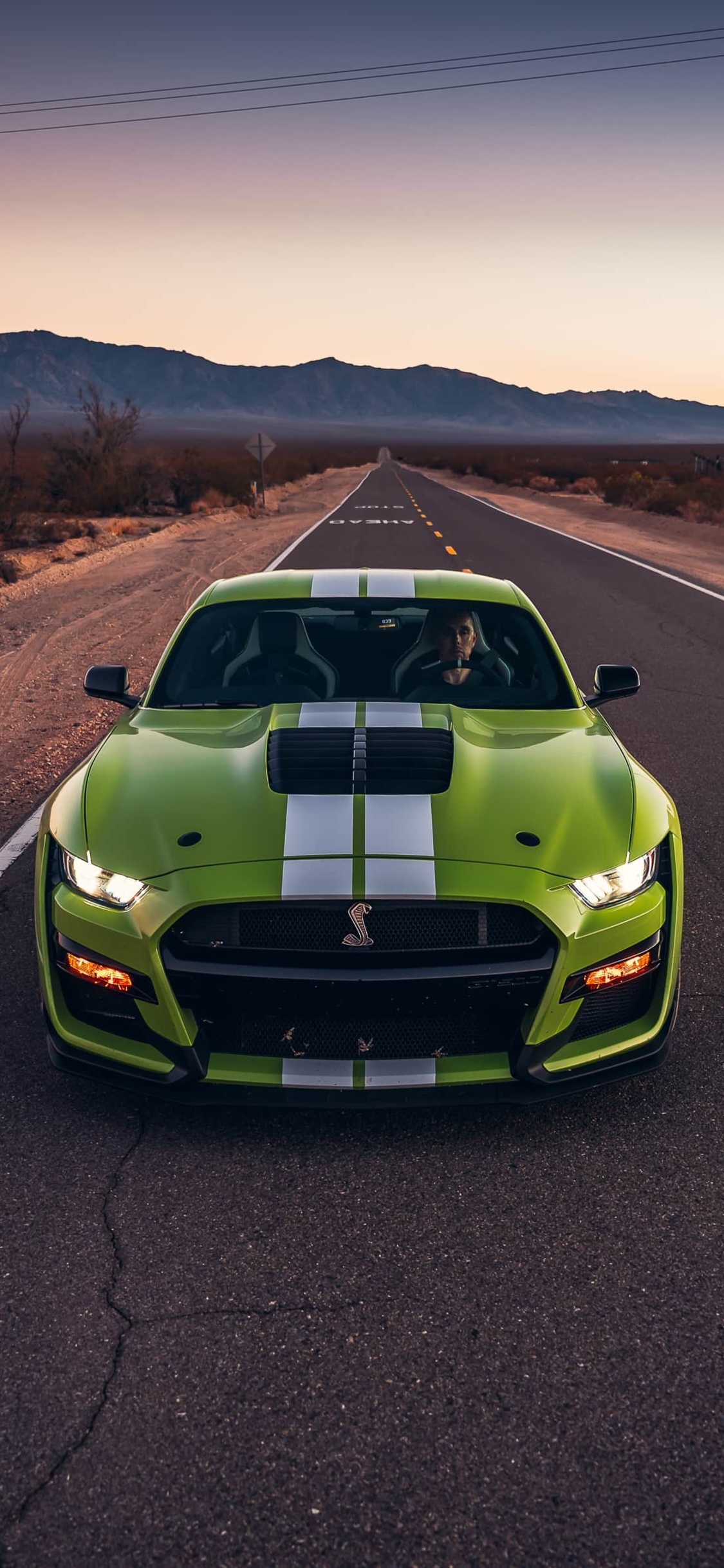 Ford Mustang Shelby GT500 Front iPhone XS, iPhone iPhone X HD 4k Wallpaper, Image, Background, Photo and Picture