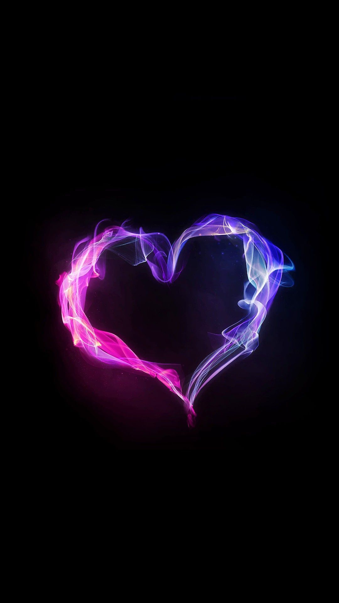 Purple, Light, Heart, Love, Violet, Font. Neon wallpaper, Abstract wallpaper background, Heart wallpaper