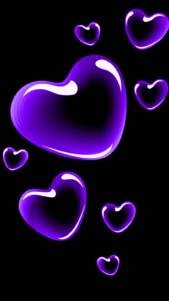 Top 53+ light purple heart wallpaper latest - in.cdgdbentre