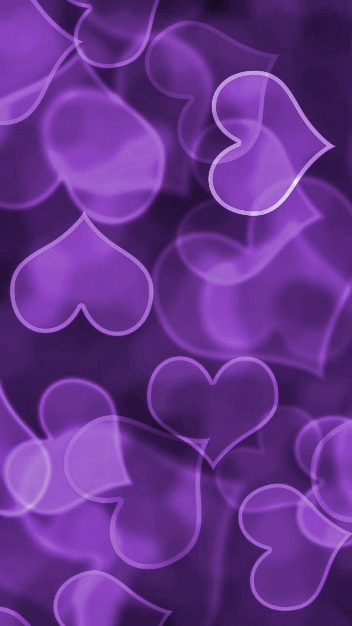 Purple Heart Aesthetic Wallpapers - Wallpaper Cave