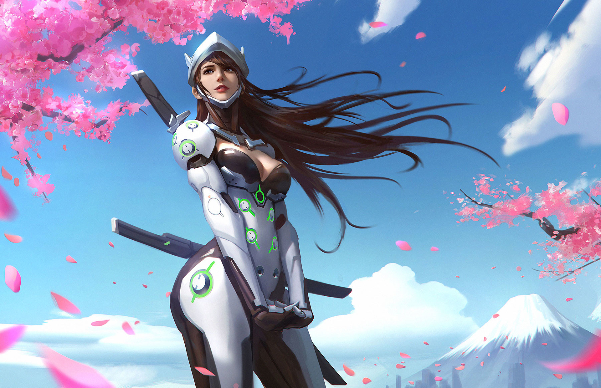 Genji Overwatch Girl, HD Games, 4k Wallpaper, Image, Background, Photo and Picture