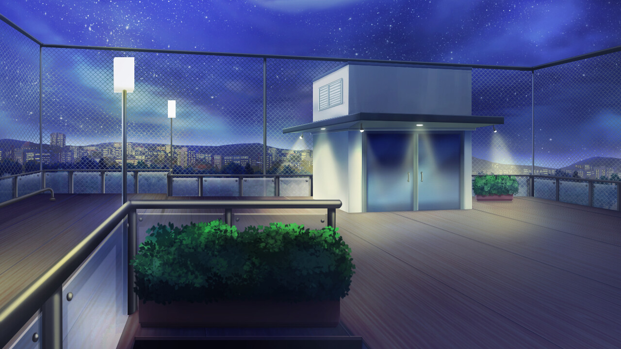 Anime Background Night Home