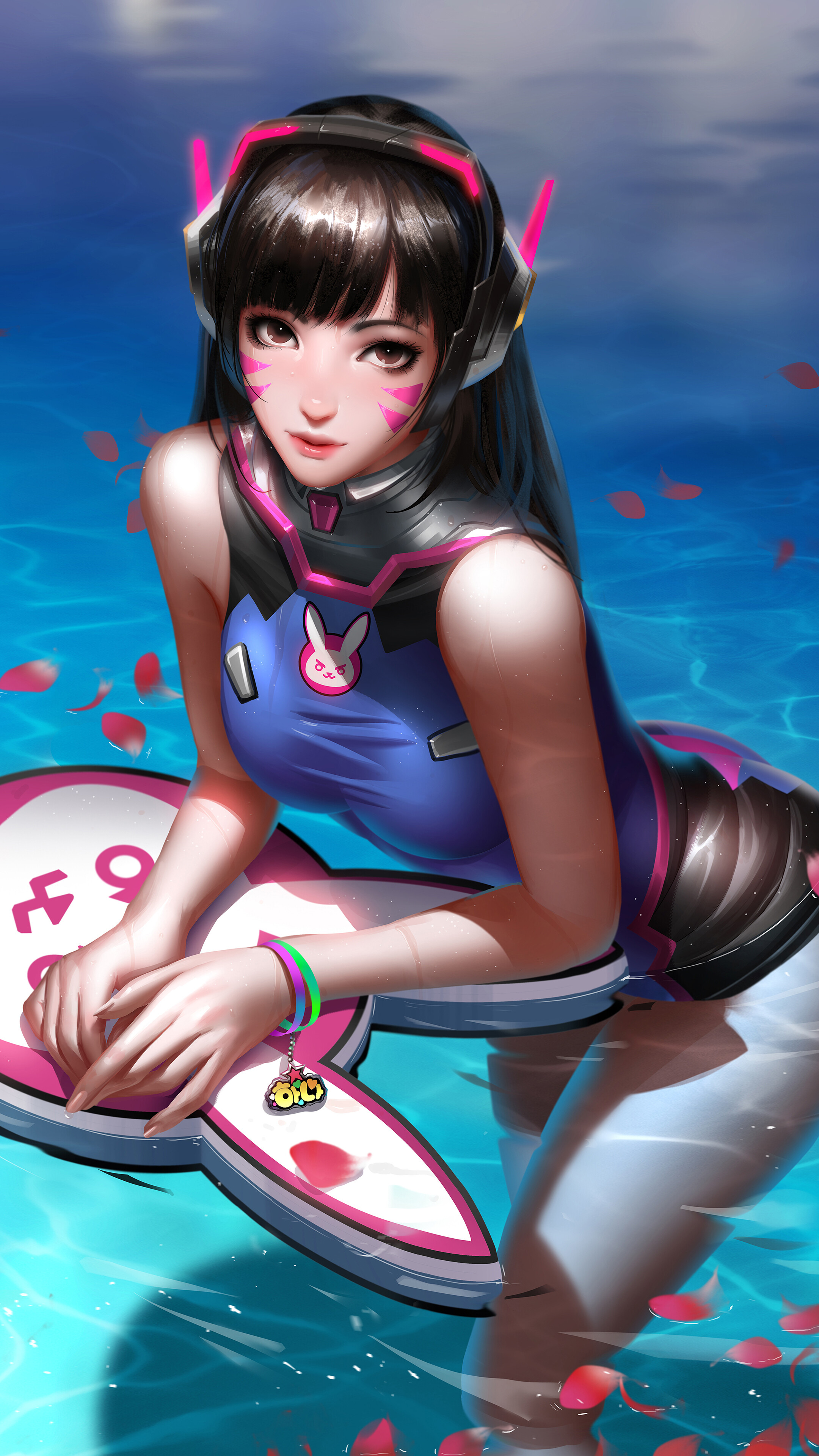 D.Va, Overwatch, Girl, 4K phone HD Wallpaper, Image, Background, Photo and Picture. Mocah HD Wallpaper