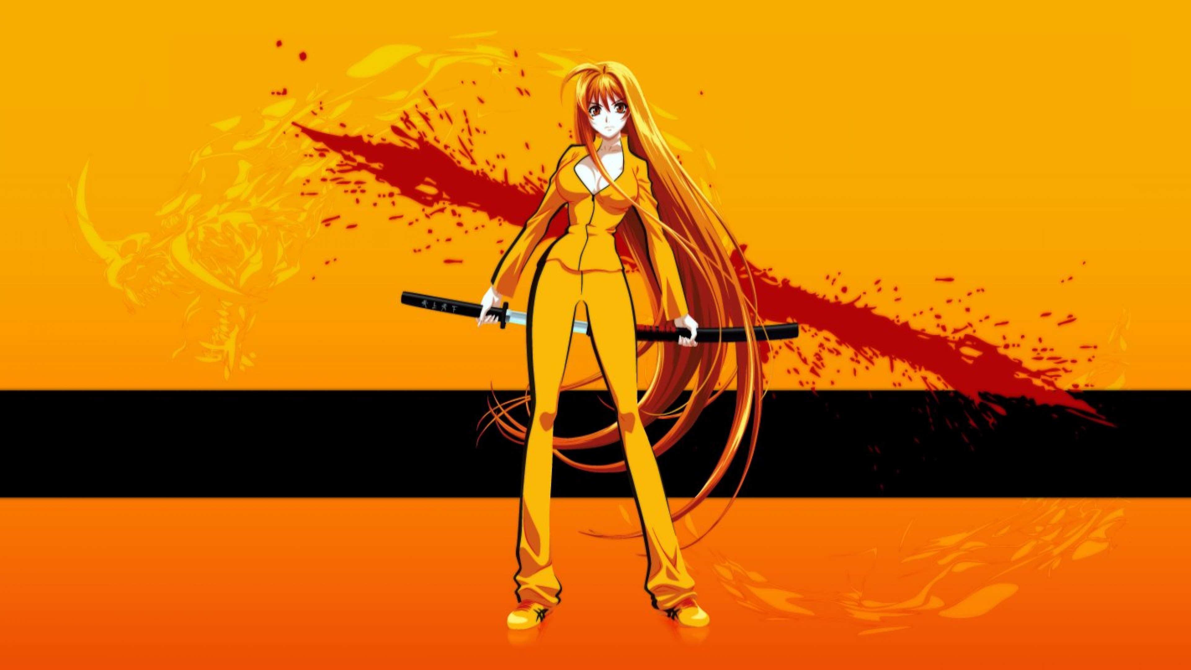 Kill Bill Pretty Anime Girl HD Wallpaper 4K Ultra HD