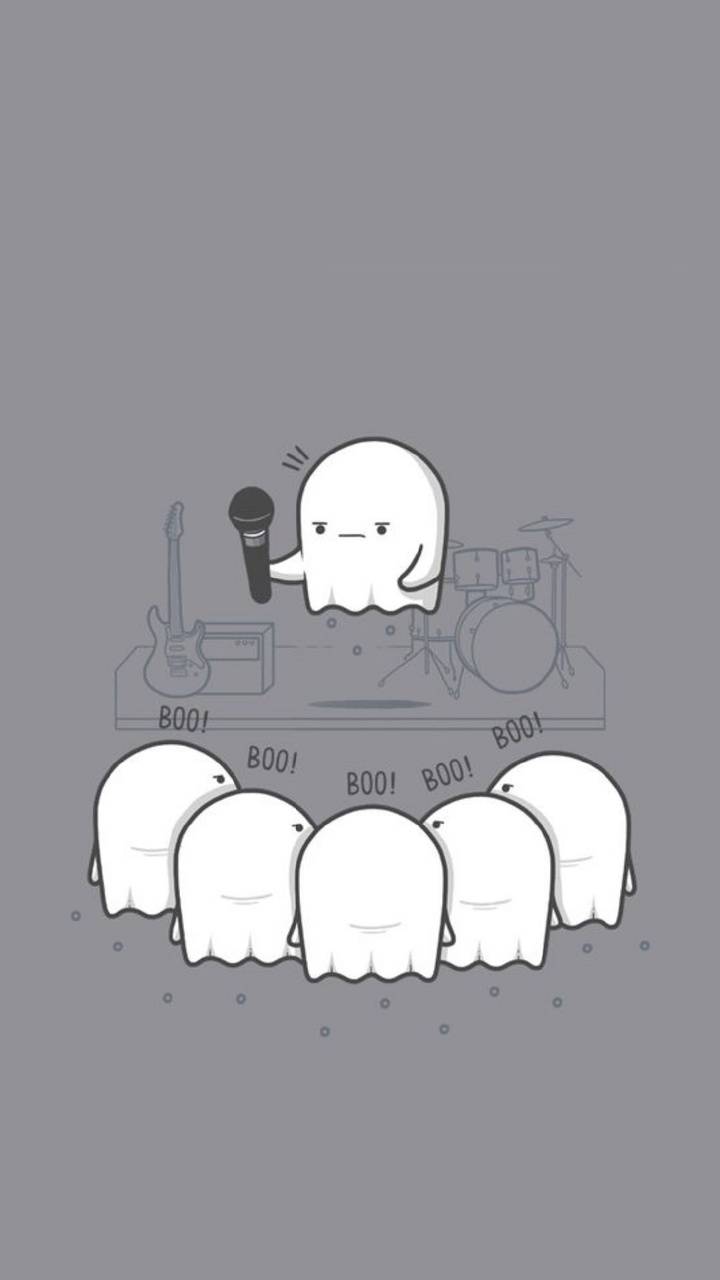 Download Funny Ghost HD Wallpaper and Background