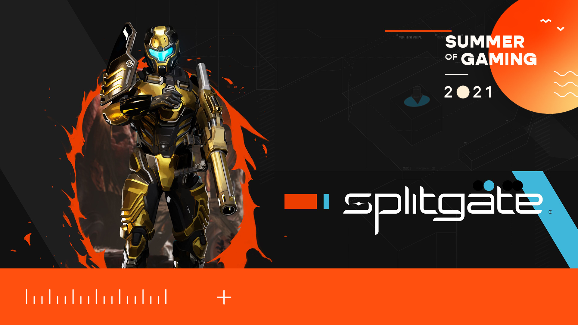 Splitgate in tomorrow to the Expo Summer of Gaming 2021 stream. We are excited to take Splitgate to the next level very soon! The show starts
