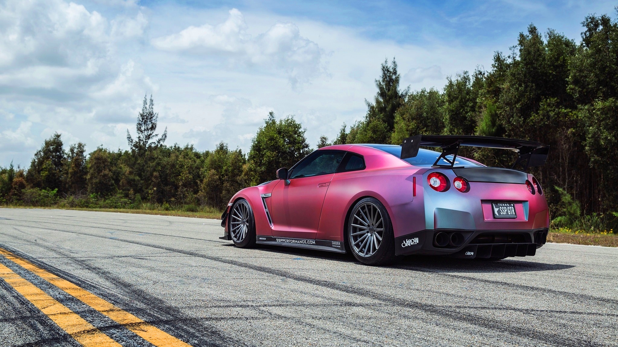 Neo Chrome Plasti Dip Nissan GT R Wallpaper
