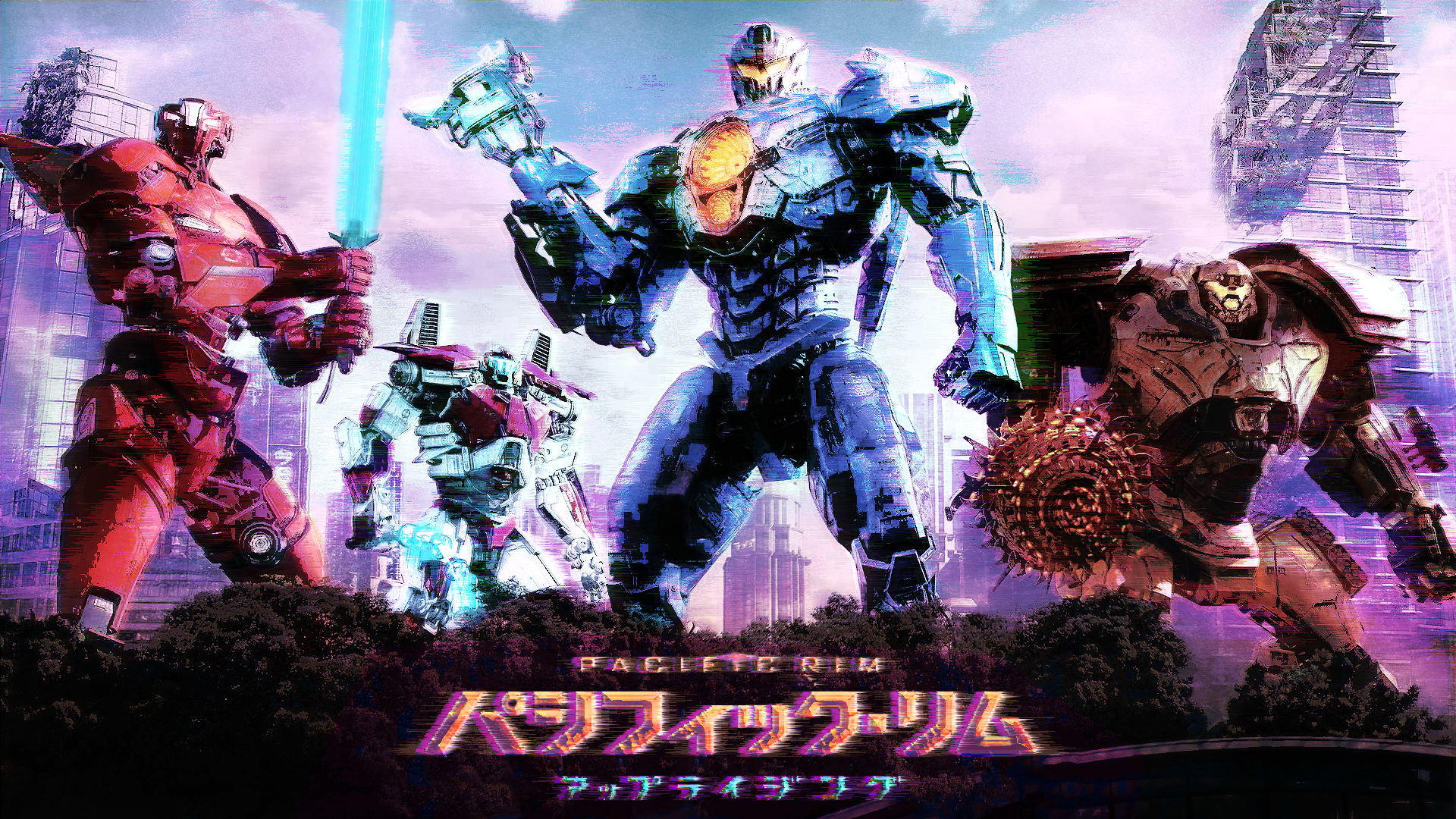 Here's An Anime Style Wallpaper For Uprising, Since People Seemed To Like The First One I Made.: PacificRim