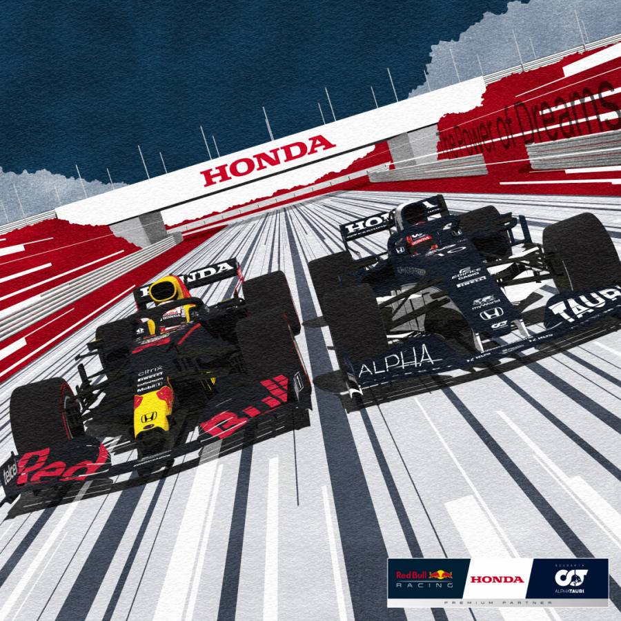 Honda F1 Season Launch Poster