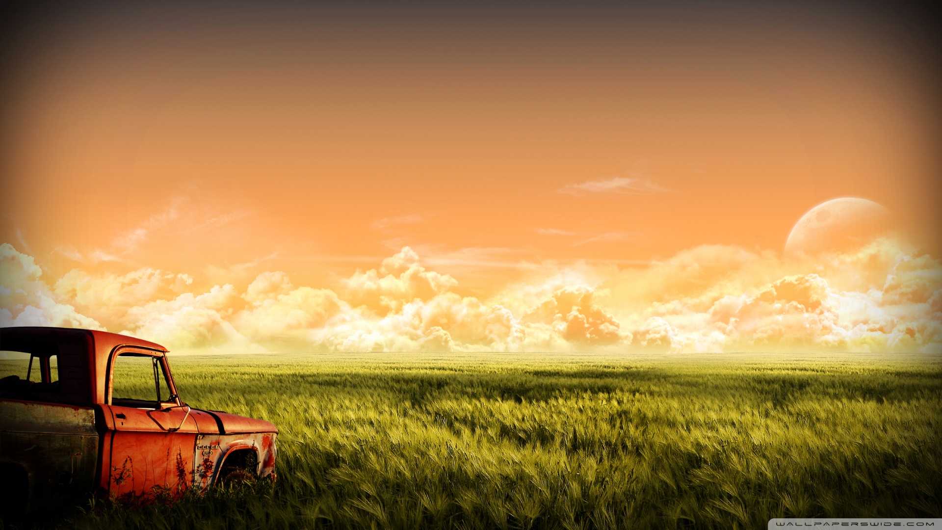 Abandoned Old Car Ultra HD Desktop Background Wallpaper for 4K UHD TV, Multi Display, Dual Monitor, Tablet