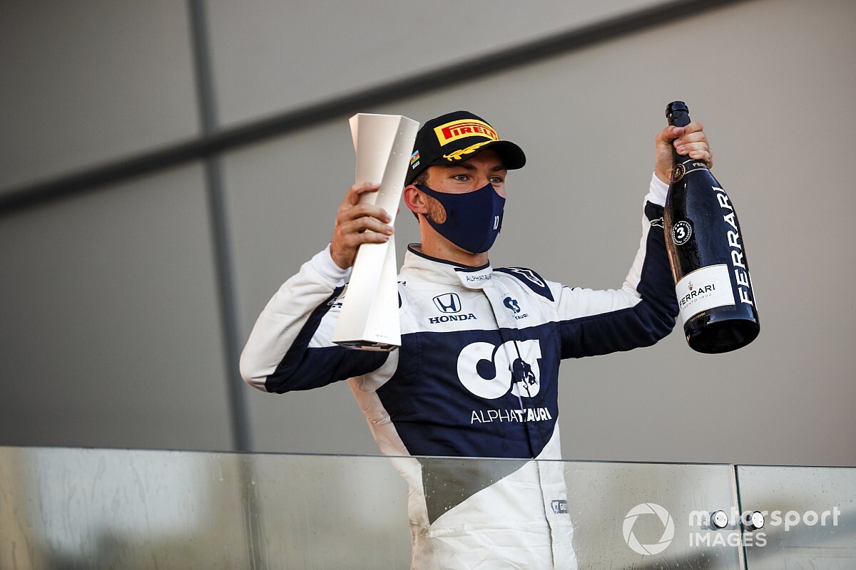 Gasly worried engine problem could cost him Baku F1 podium finish
