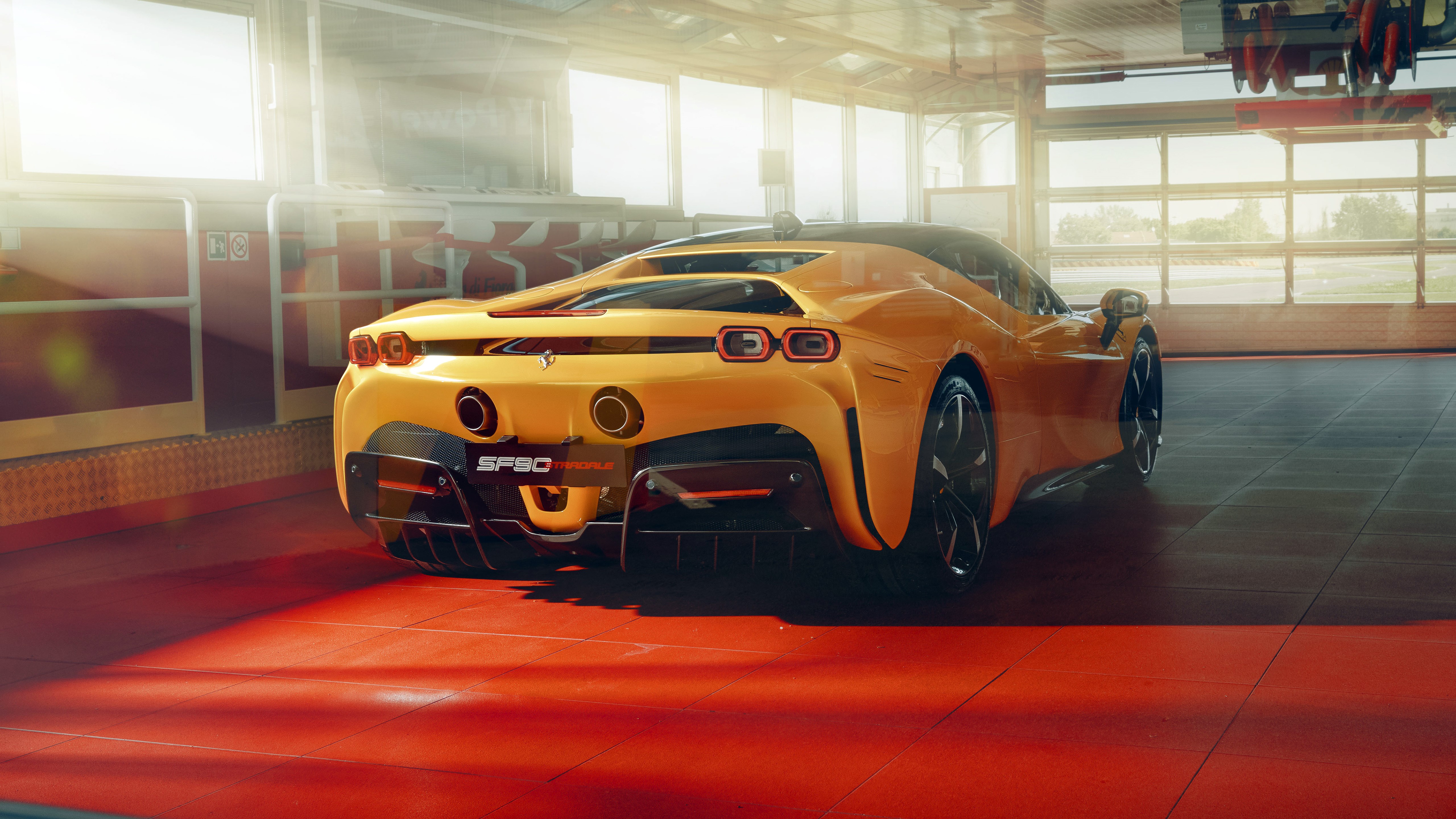 Ferrari SF90 Stradale HD wallpaper, Background