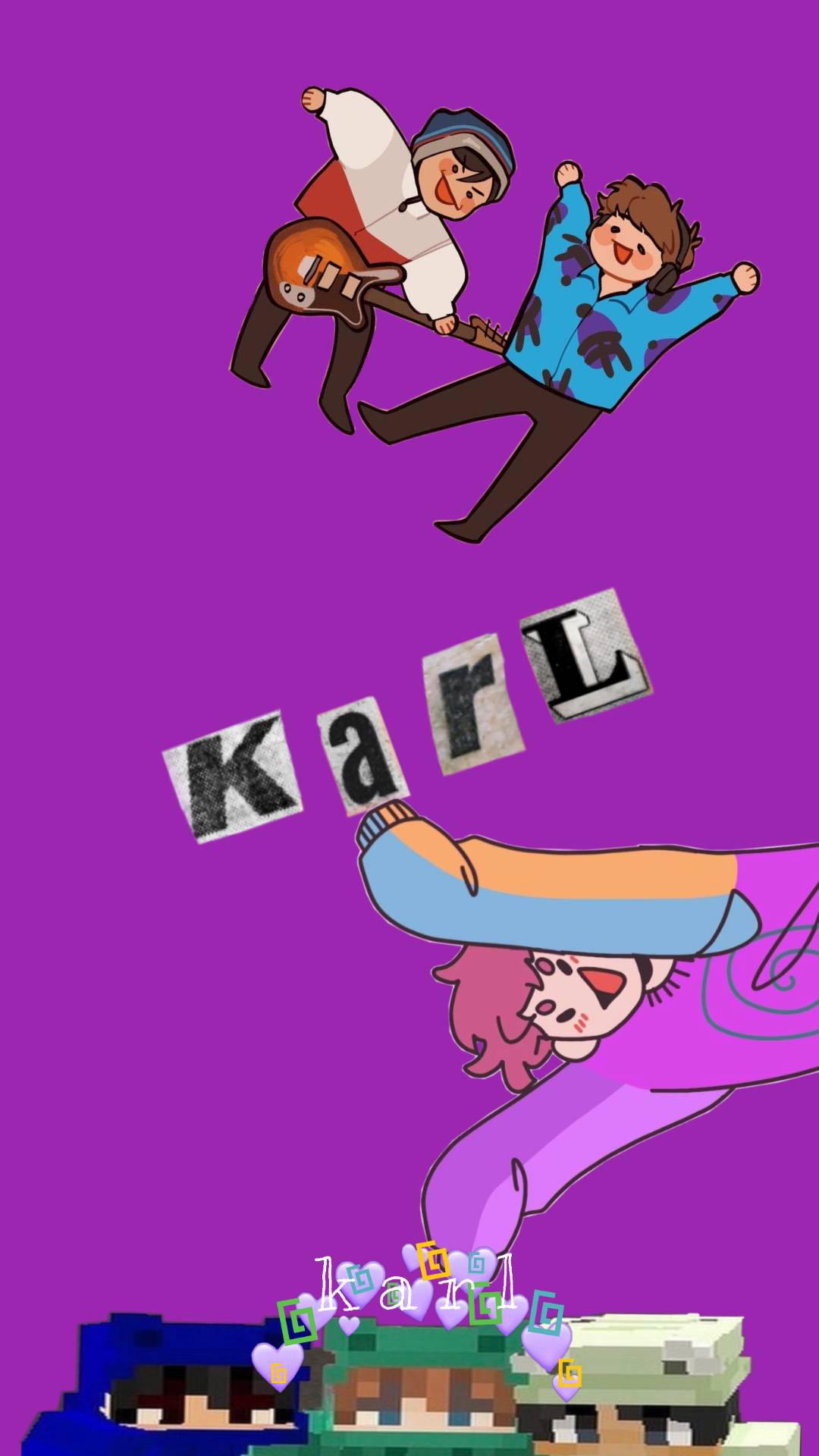 aesthetic wallpaper of Karl (i don't know of the people who made the art but full credit to them): KarlJacobs