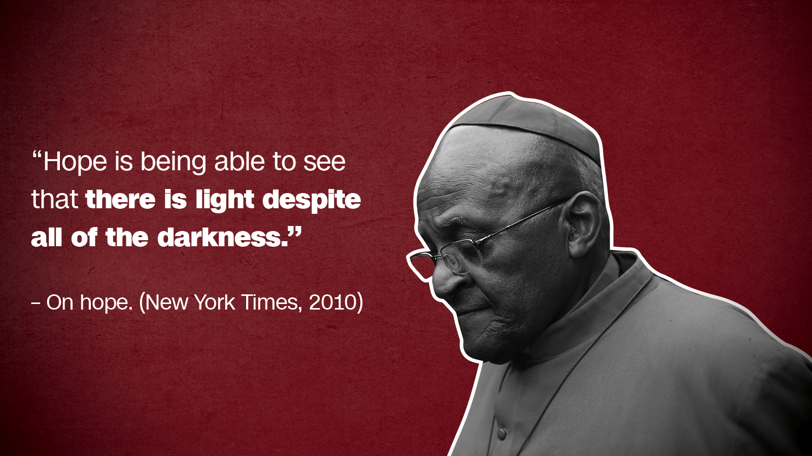 Desmond Tutu, in his own words