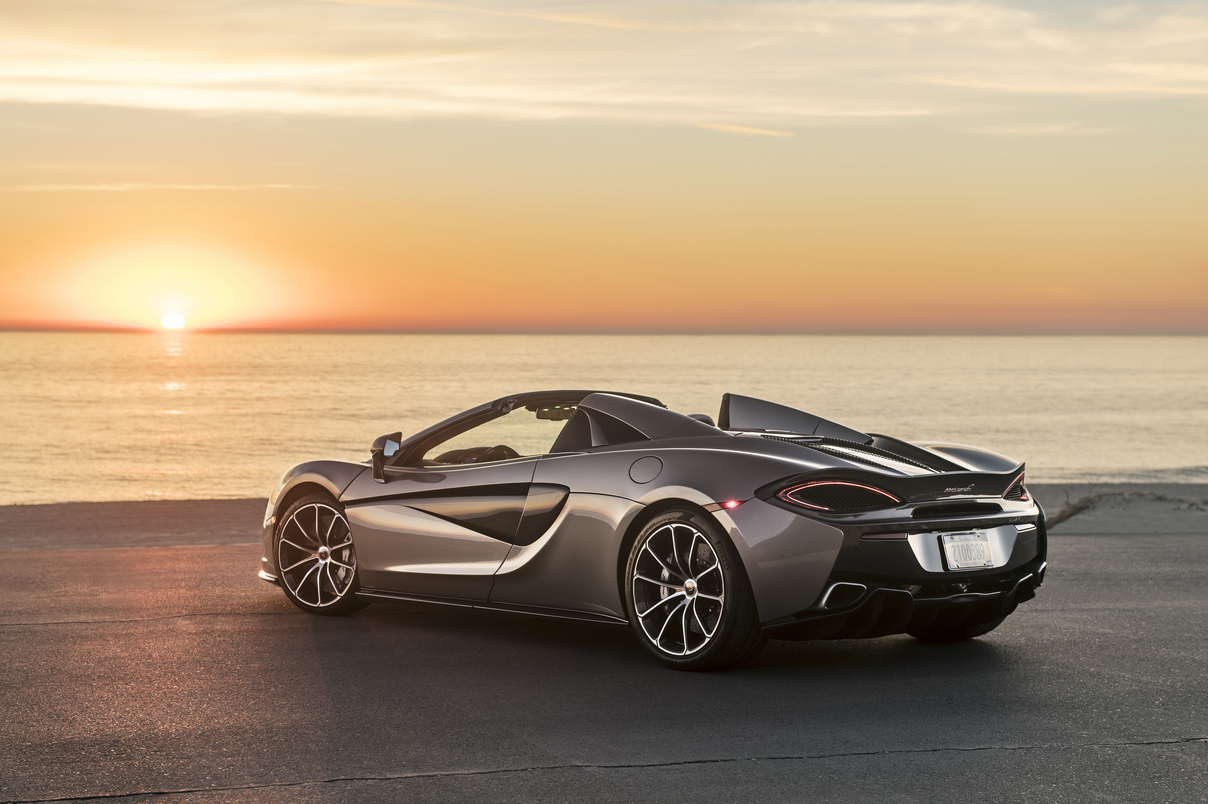 McLaren 570S Spider 2018 Rear, HD Cars, 4k Wallpaper, Image, Background, Photo and Picture