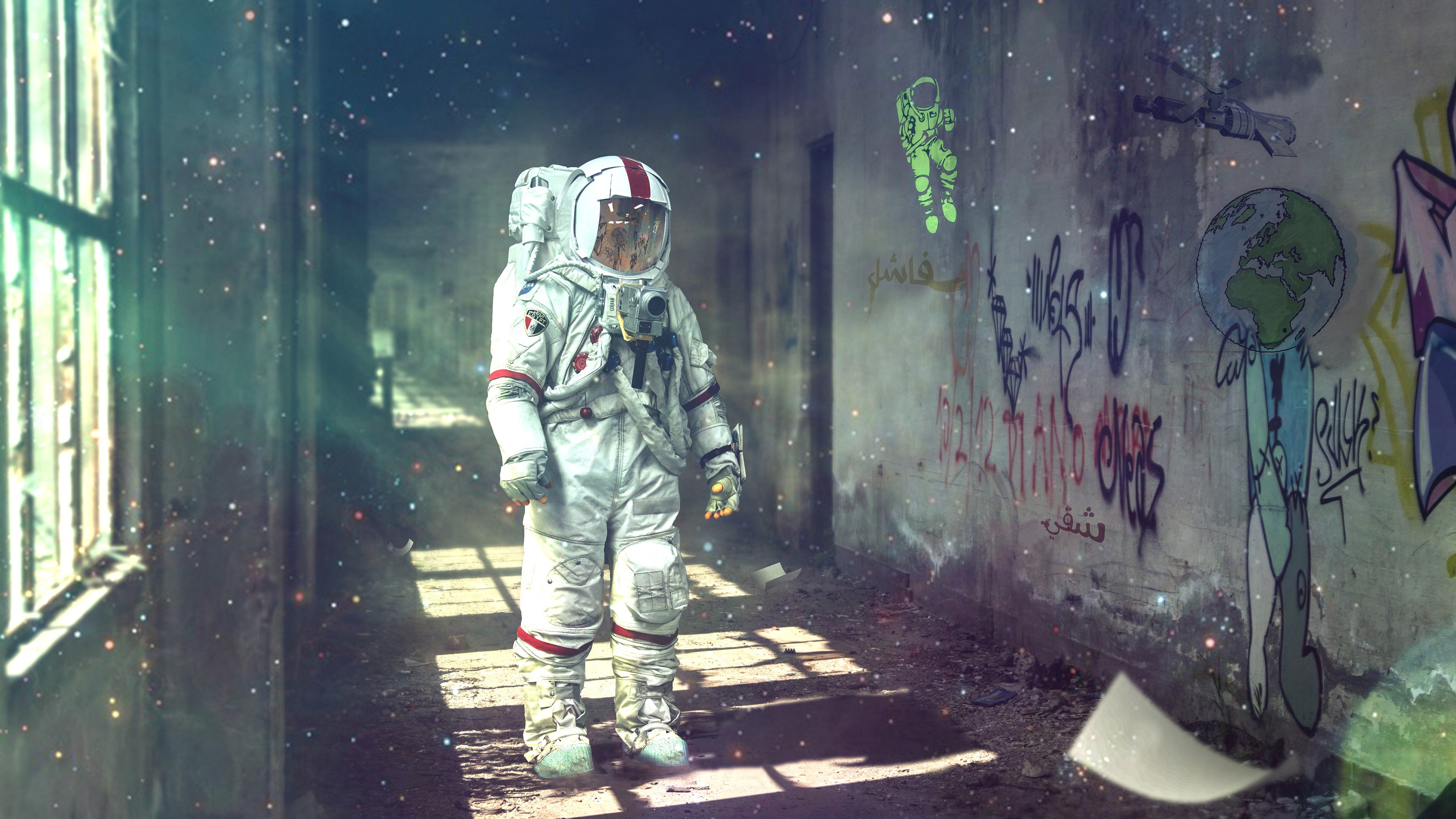 HD Wallpaper for theme: astronaut HD wallpaper, background