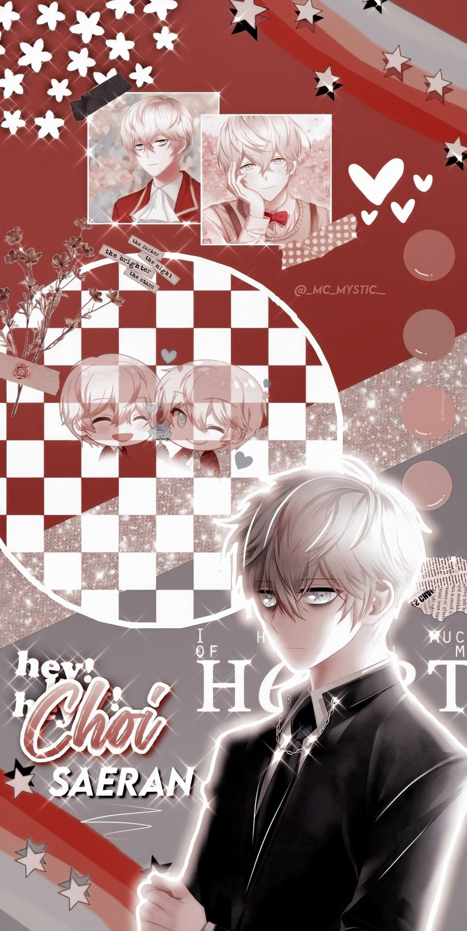 saeran ;; wallpaper mystic messenger. Mystic messenger, Invitation of mystic messenger, Saeran mystic messenger