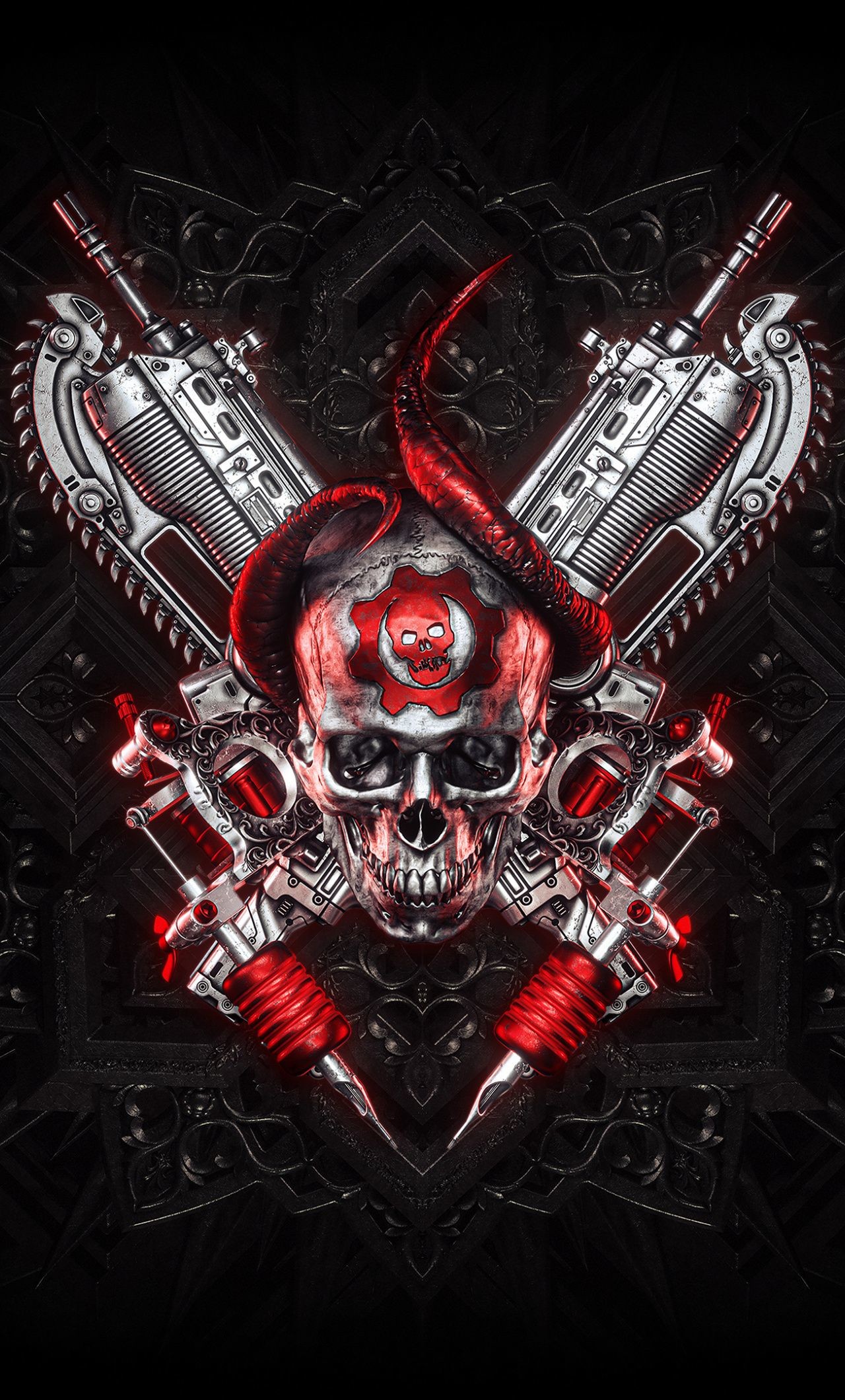 Skulls And Guns Wallpaper (best Skulls And Guns Wallpaper and image) on WallpaperChat