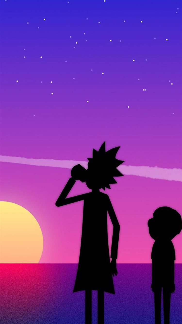 Best Rick and morty iPhone 8 HD Wallpaper