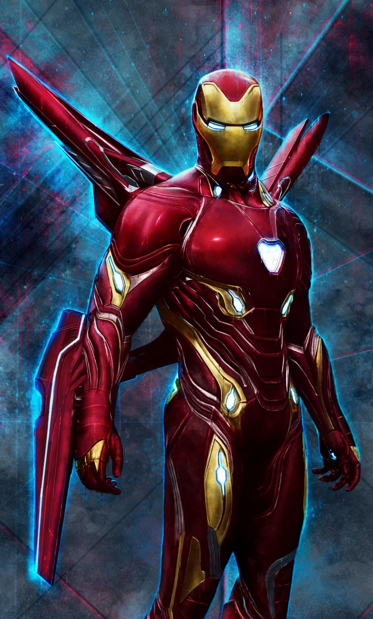 iPhone Black Full HD Iron Man Wallpaper