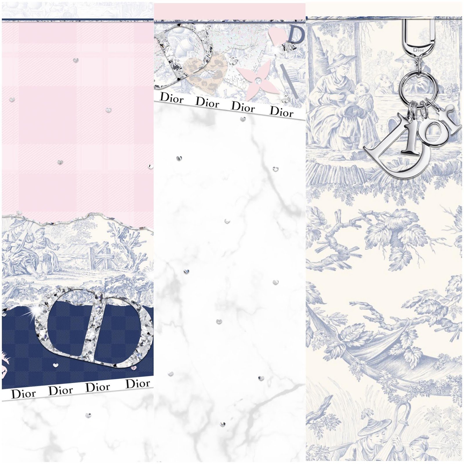 Pretty Walls: Dior X 6 piece wallpaper set