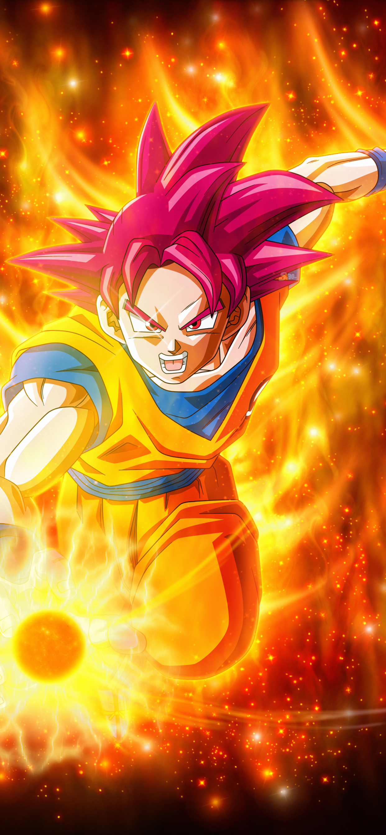 Dragon Ball Super Super Saiyan Goku iPhone XS MAX HD 4k Wallpaper, Image, Background, Photo and Picture