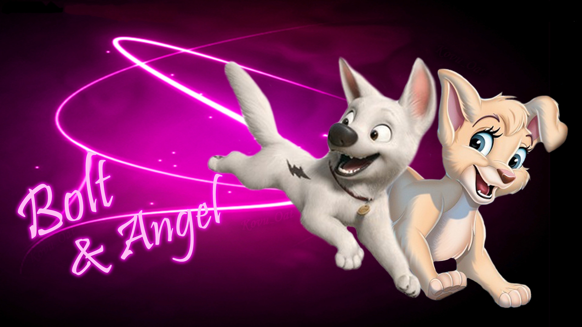 Bolt Dog Cartoon Background Free Download