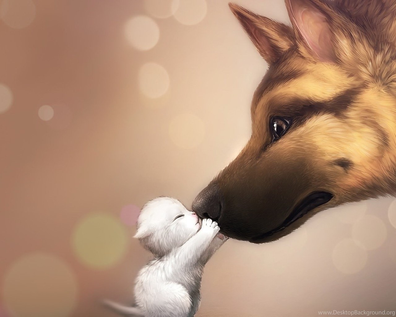 Love, Animated, Cute, Dog, Wallpaper, Full, Screen, High. Desktop Background