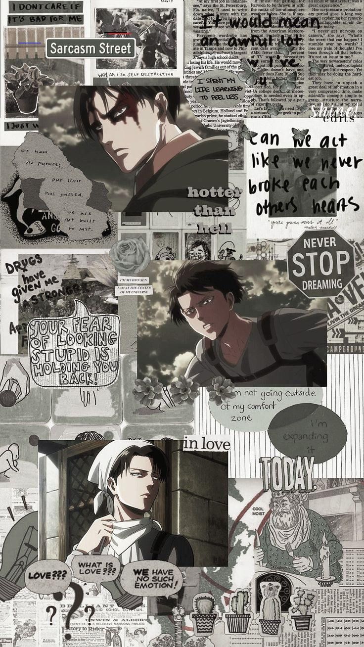 Aesthetic Levi Ackerman Aesthetic Aot Desktop Wallpaper
