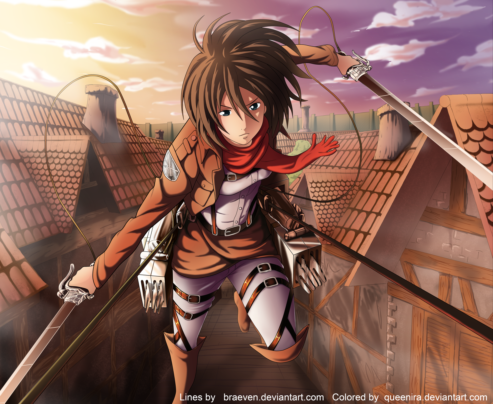 Mikasa Ackerman Attack On Titan Wallpaper Aesthetic