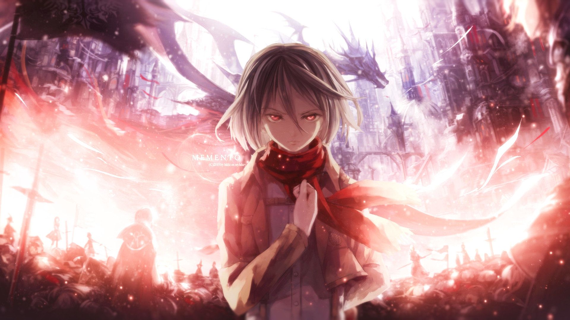 Mikasa Long Hair Wallpaper