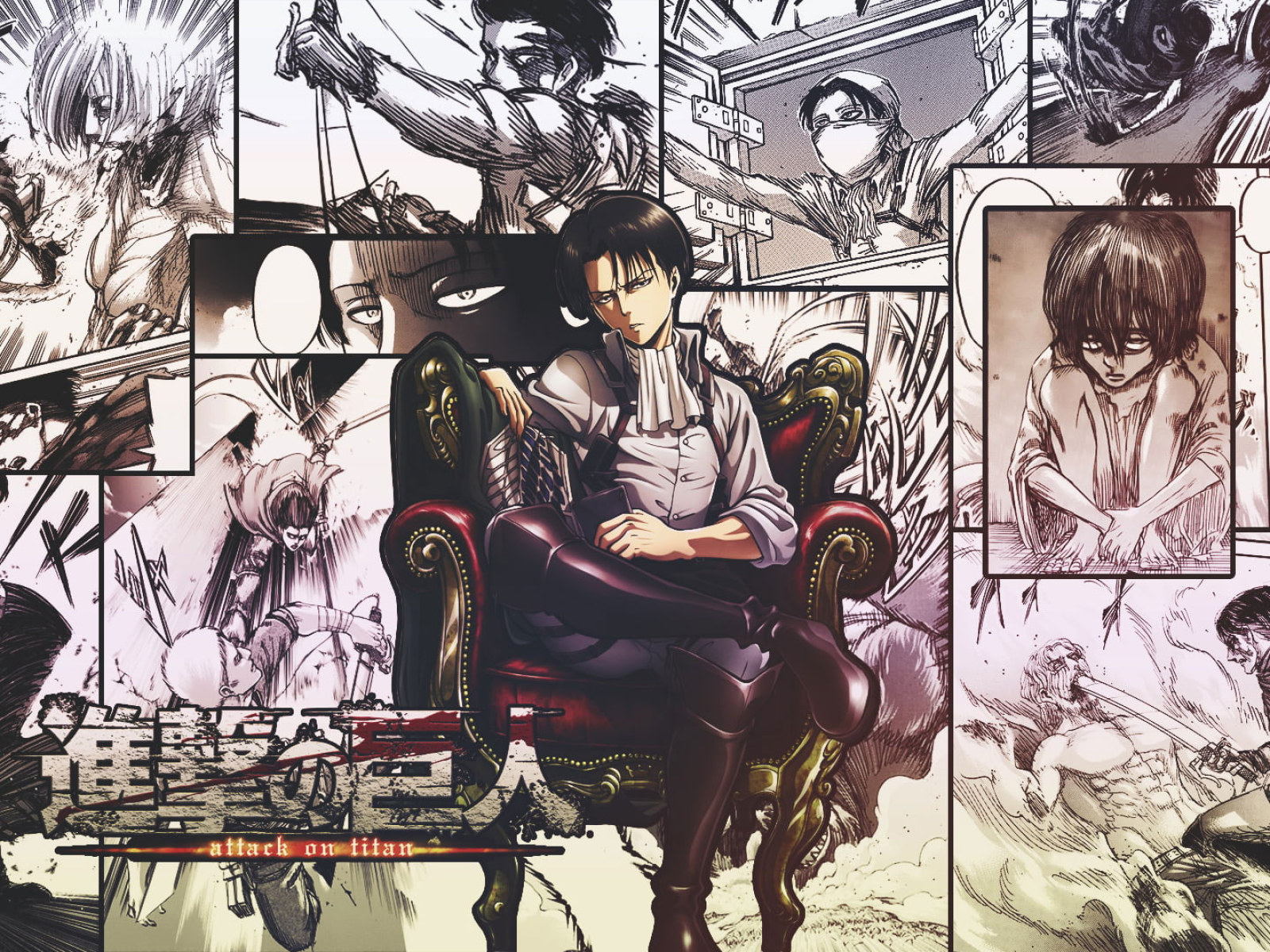 Wallpaper Anime, Attack On Titan, Levi Ackerman • Wallpaper For You
