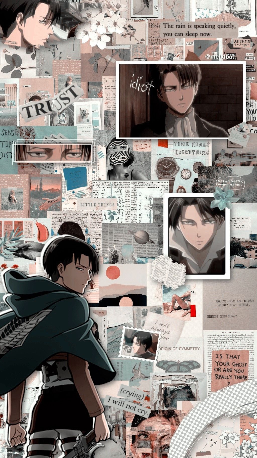 Aesthetic Anime Wallpaper iPhone Aesthetic Levi Ackerman