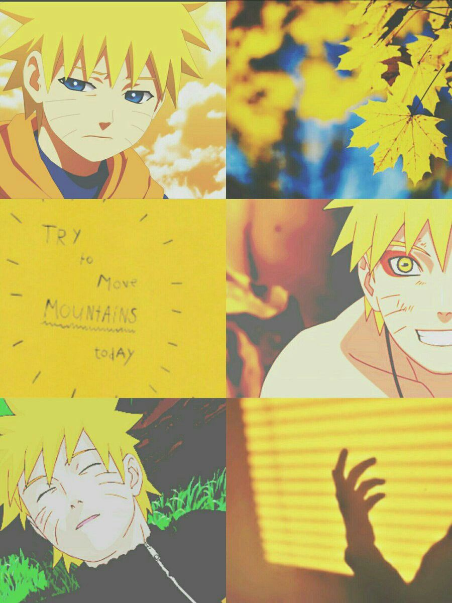 Naruto yellow aesthetic. Cute anime wallpaper, Naruto wallpaper, Wallpaper naruto shippuden