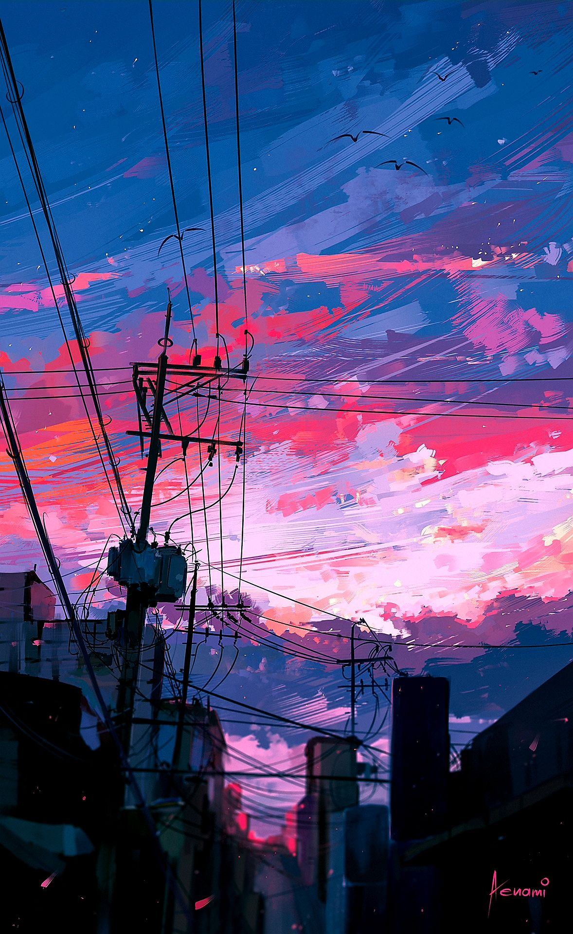 WP city painting. City painting, Anime scenery wallpaper, Scenery wallpaper