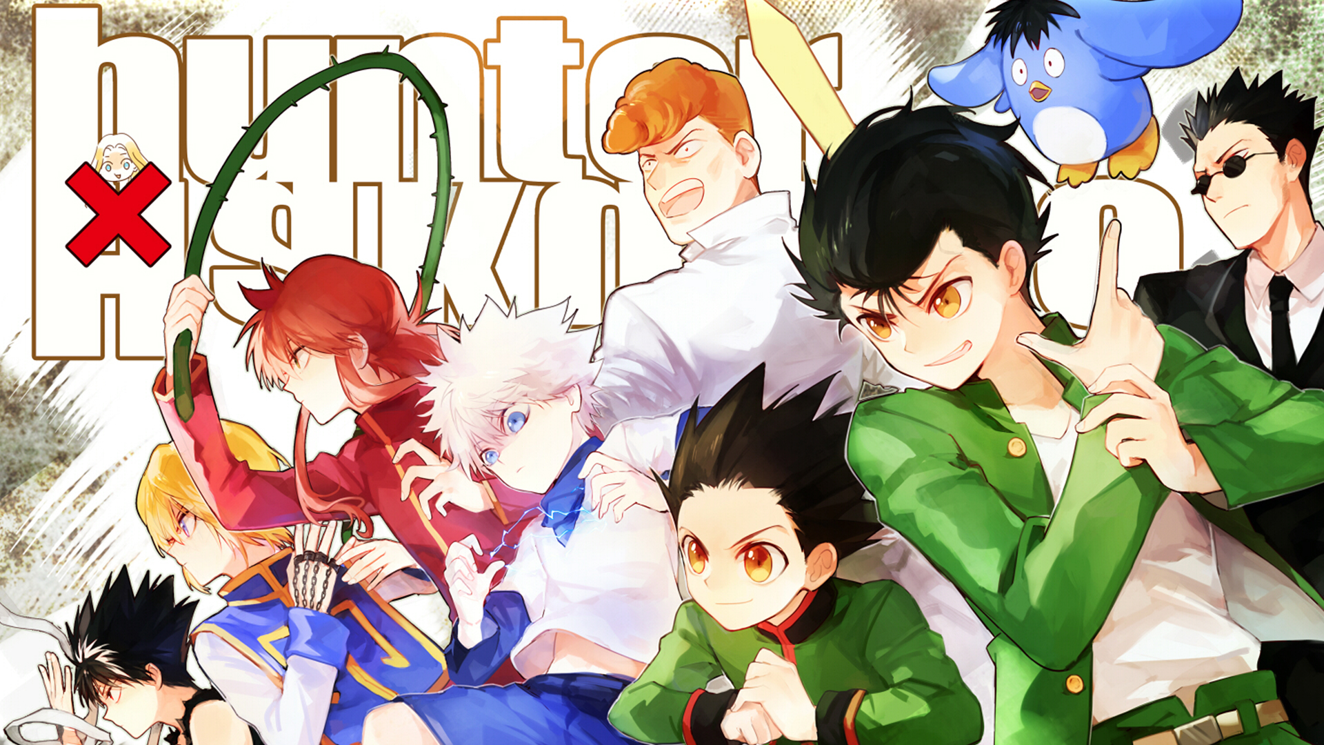 1920x1080 Anime, Yu Yu Hakusho, Hunter x Hunter, Crossover wallpaper JPG