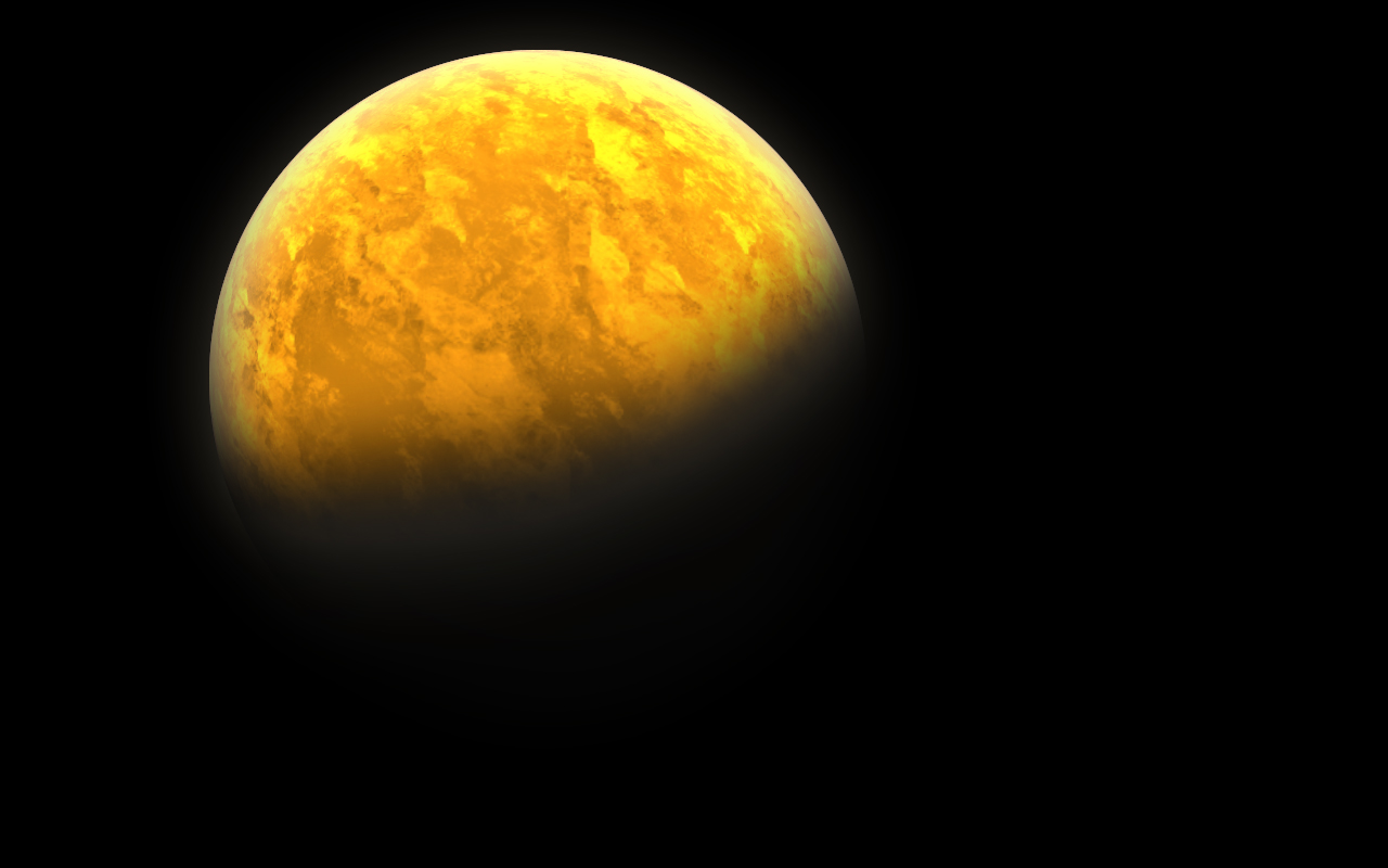Download Yellow Moon Wallpaper 1280x800