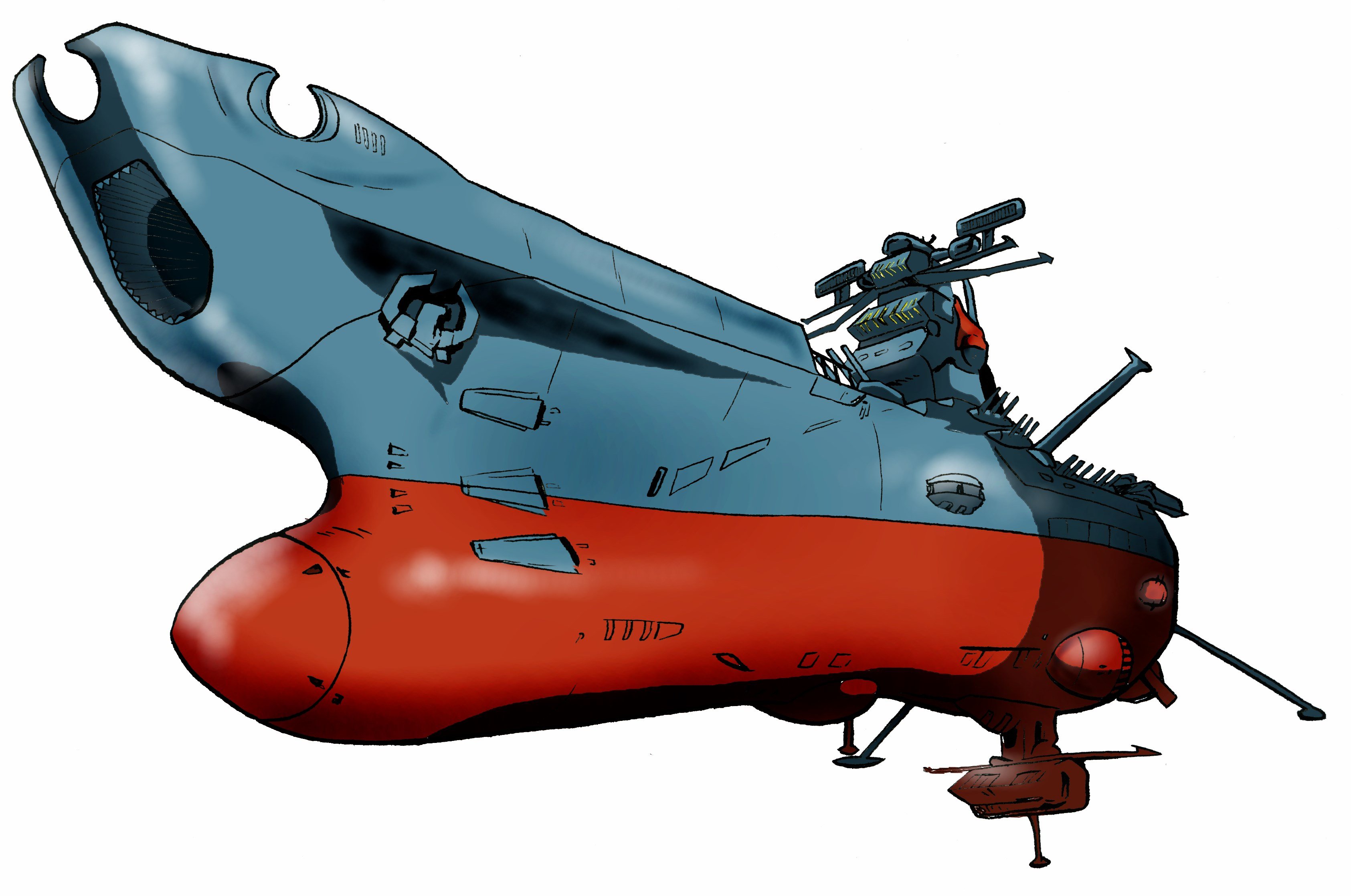Widescreen Wallpaper: space battleship yamato