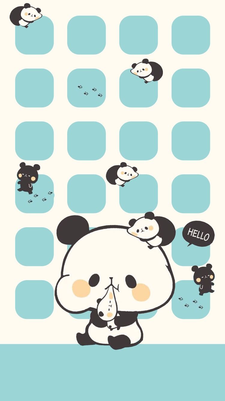 Cute animals. iPhone wallpaper girly, Cute panda wallpaper, iPhone homescreen wallpaper