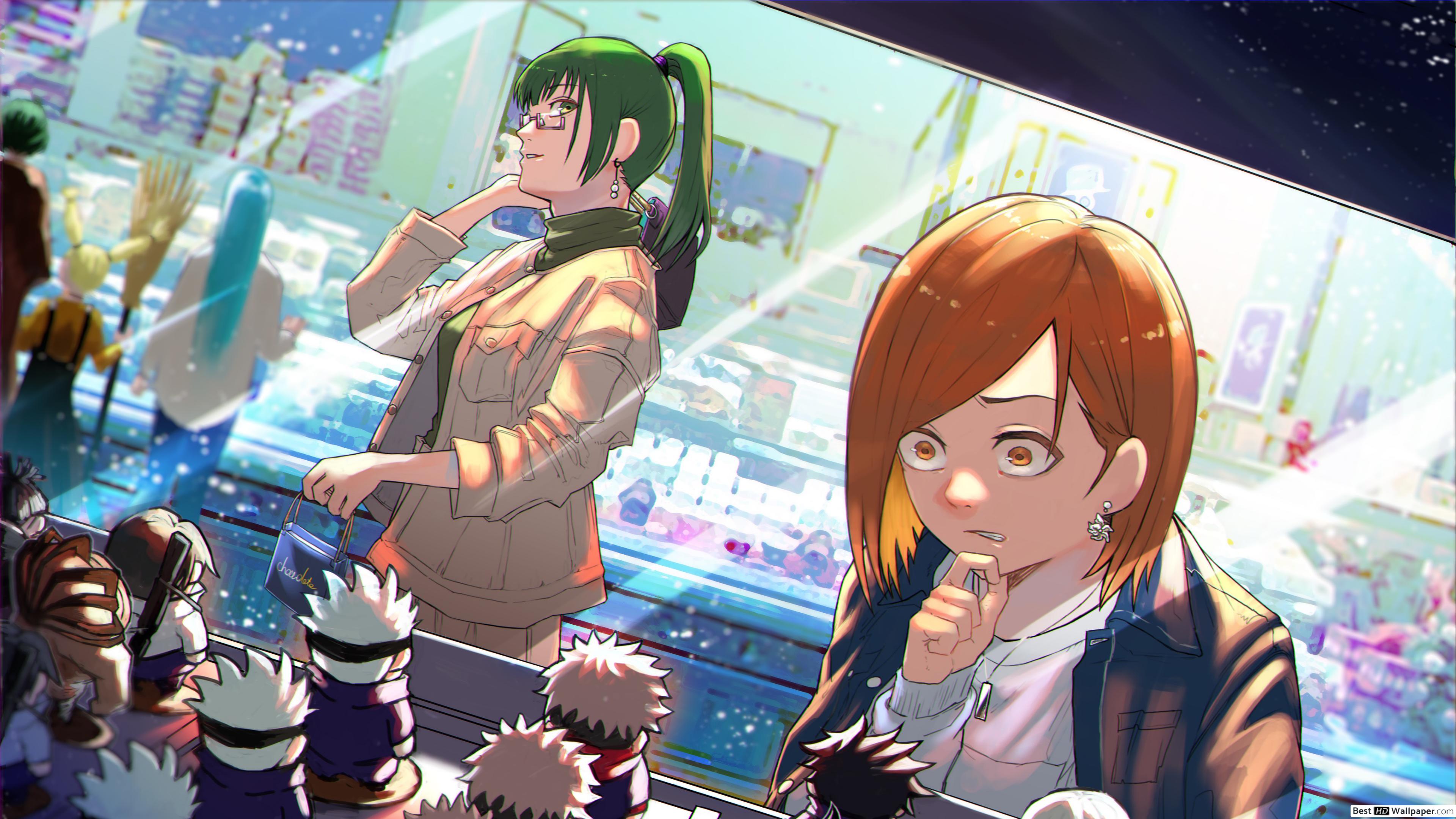 Jujutsu Kaisen Zenin & Nobara Kugisaki HD wallpaper download