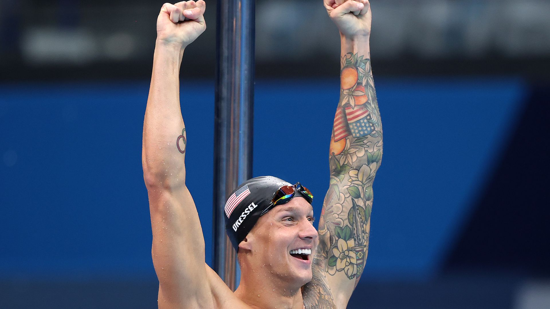 Caeleb Dressel wins Olympic gold in men's 100m freestyle