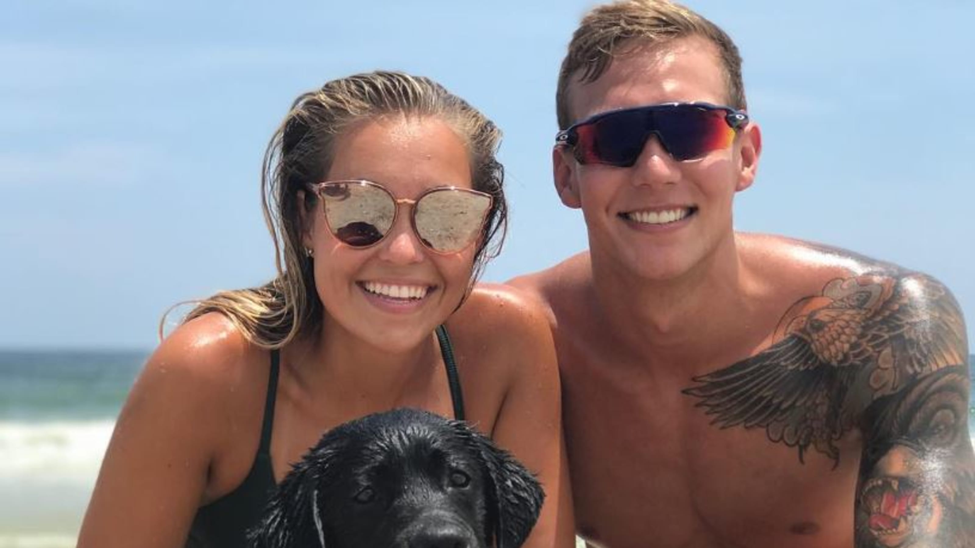 Even Caeleb Dressel's dog Jane swims better than most of us